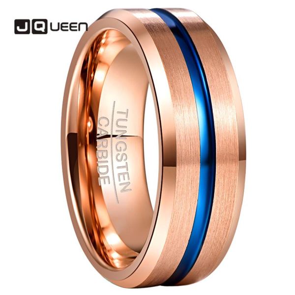 wedding rings jqueen 8mm tungsten carbide ring full rose gold + blue groove angle band steel men's, Slivery;golden
wedding rings jqueen 8mm tungsten carbide ring full rose gold + blue groove angle band steel men's, Slivery;golden