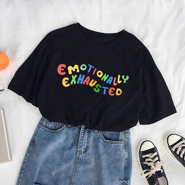 vintage fashion casual female loose new letter summer short-sleeved black punk harajuku tees large size loose female t-shirt, White
vintage fashion casual female loose new letter summer short-sleeved black punk harajuku tees large size loose female t-shirt, White