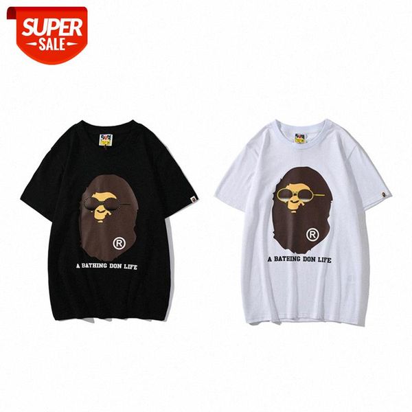 summer japanese tide brand ape-man sunglasses with diamond printing men's and women's casual short-sleeved t-shirt #4t0e, White;black
summer japanese tide brand ape-man sunglasses with diamond printing men's and women's casual short-sleeved t-shirt #4t0e, White;black