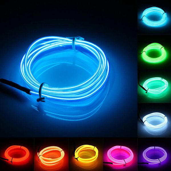 2m flexible led neon sign glow el wire rope tape cable strip shoes clothing car decorative ribbon lamp eub
2m flexible led neon sign glow el wire rope tape cable strip shoes clothing car decorative ribbon lamp eub