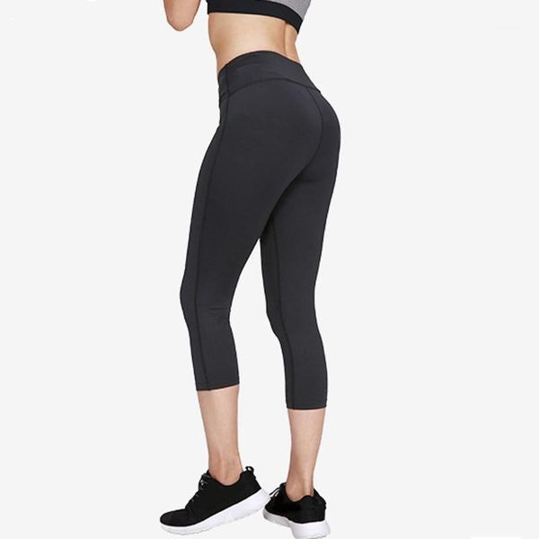 women's leggings high waist quick dry sports woman pants elastic solid color fitness running gym cropped ropa #gh, Black
women's leggings high waist quick dry sports woman pants elastic solid color fitness running gym cropped ropa #gh, Black