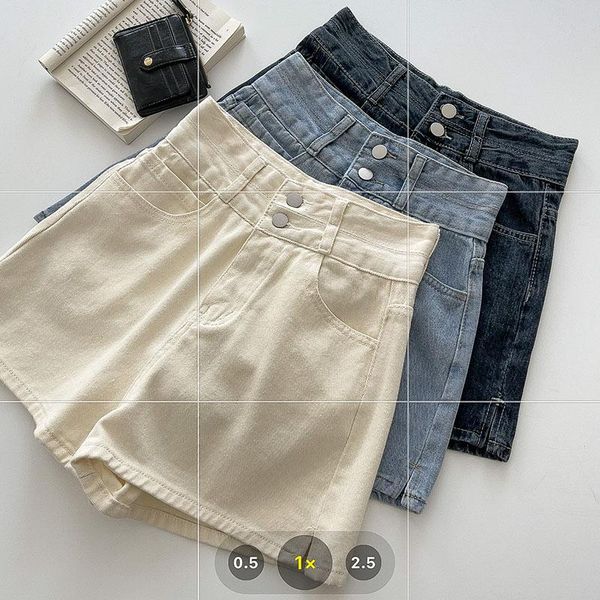 women's shorts ebaihui high waist denim for women 2021 summer casual loose cotton wide leg ladies korean style short jeans female, White;black
women's shorts ebaihui high waist denim for women 2021 summer casual loose cotton wide leg ladies korean style short jeans female, White;black