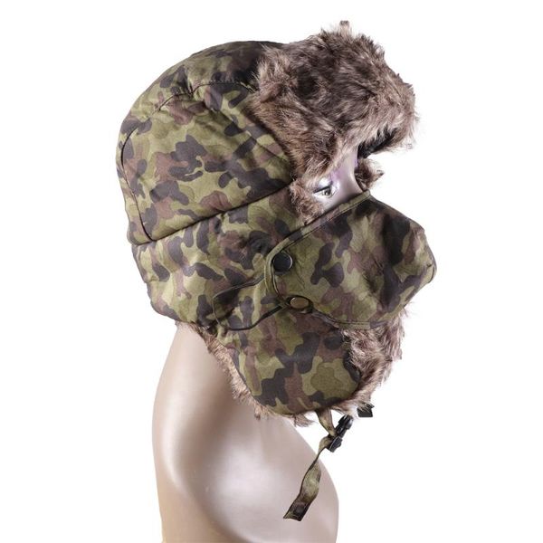fashionable thickened hat outdoor winter warm eye protection hat (camouflage), Black;white
fashionable thickened hat outdoor winter warm eye protection hat (camouflage), Black;white