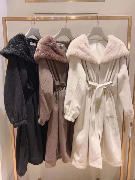 women's wool & blends japanese style warm lambs hoods, thickened woolen coats, quilts and coats for women in autumn winter 2021, Black
women's wool & blends japanese style warm lambs hoods, thickened woolen coats, quilts and coats for women in autumn winter 2021, Black