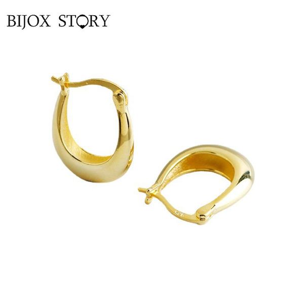 stud bijox story u-shape smooth earrings for women real 925 sterling silver irregular unique design anniversary engagement jewelry, Golden;silver
stud bijox story u-shape smooth earrings for women real 925 sterling silver irregular unique design anniversary engagement jewelry, Golden;silver