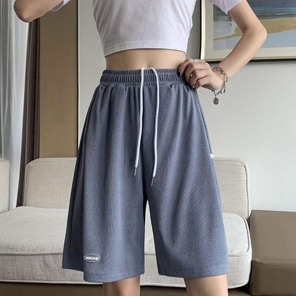 women's shorts summer ice silk sports women elastic high waist drawstring loose 2021 streetwear running casual all-match straight short, White;black
women's shorts summer ice silk sports women elastic high waist drawstring loose 2021 streetwear running casual all-match straight short, White;black