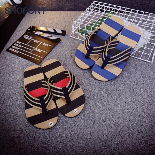 slippers shofort summer men flip flops indoor home shoes colorblock striped beach cool outdoor chancletas hombre, Black
slippers shofort summer men flip flops indoor home shoes colorblock striped beach cool outdoor chancletas hombre, Black