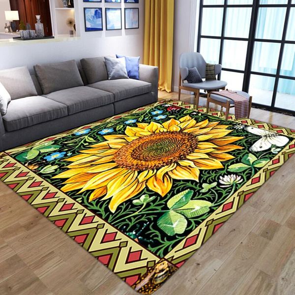 carpets modern nordic style gorgeous sunflower floor mat soft doormat anti-slip washable rug living room bedroom home decoration
carpets modern nordic style gorgeous sunflower floor mat soft doormat anti-slip washable rug living room bedroom home decoration