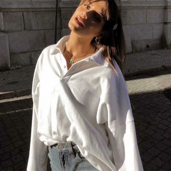 women's hoodies & sweatshirts casual pullovers autumn simple girls solid white vintage collar minimalist women oversized sweatshirt loo, Black
women's hoodies & sweatshirts casual pullovers autumn simple girls solid white vintage collar minimalist women oversized sweatshirt loo, Black