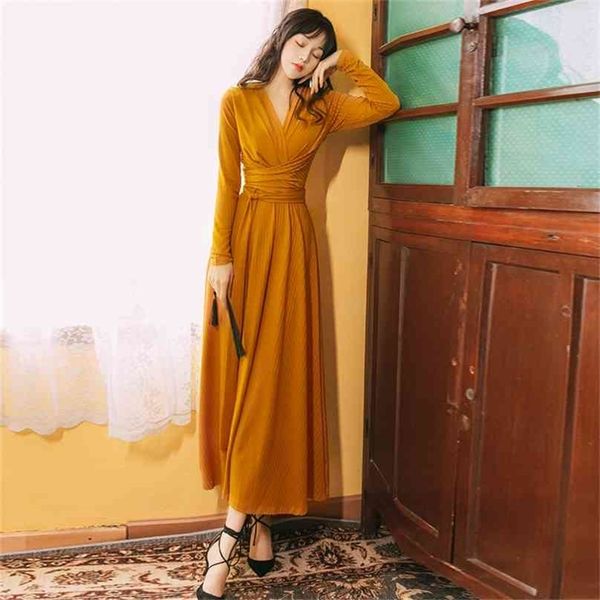 arrive dress woman evening party night ankle-length v-neck orange solid sashes elasticity female vestidos verano 210603, Black;gray
arrive dress woman evening party night ankle-length v-neck orange solid sashes elasticity female vestidos verano 210603, Black;gray