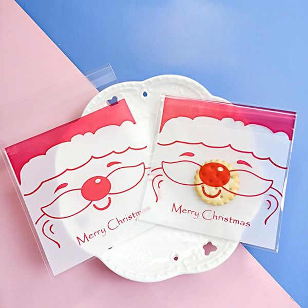 gift wrap 100pcs christmas cookie cellophane treat bags clear candy handmade gifts bag with self adhesive seal for year party supplies 
gift wrap 100pcs christmas cookie cellophane treat bags clear candy handmade gifts bag with self adhesive seal for year party supplies
