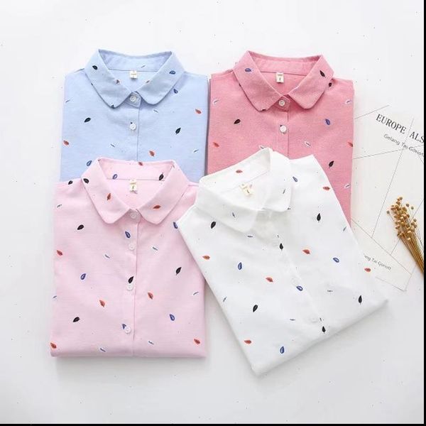 blouse women 2021 new autumn women long sleeve blouses casual printd cotton oxford shirts blusas femininas clothing, White
blouse women 2021 new autumn women long sleeve blouses casual printd cotton oxford shirts blusas femininas clothing, White