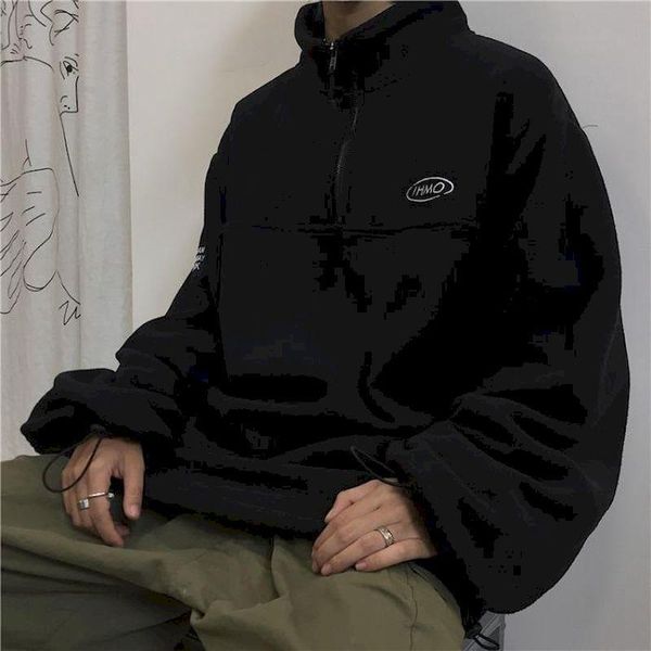 men's hoodies & sweatshirts fonekie cardigan zipper jacket mens autumn winter plus velvet thicken couples coat student harajuku men jac, Black
men's hoodies & sweatshirts fonekie cardigan zipper jacket mens autumn winter plus velvet thicken couples coat student harajuku men jac, Black