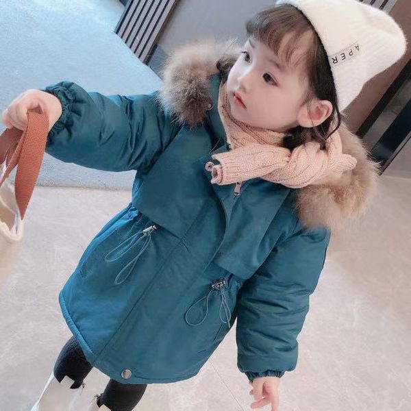 girls' school to overcome new children's foreign style plush thickened cotton clothes female baby winter down jacket, Blue;gray
girls' school to overcome new children's foreign style plush thickened cotton clothes female baby winter down jacket, Blue;gray