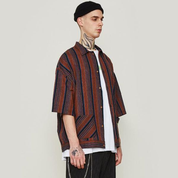 men spring summer short sleeved cotton linen male casual fashion loose style oversize hip pop kg-50, White;black
men spring summer short sleeved cotton linen male casual fashion loose style oversize hip pop kg-50, White;black