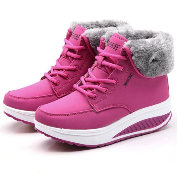 boots 2021 winter women snow fashion female cotton shoes velvet fur wedge ankle for, Black
boots 2021 winter women snow fashion female cotton shoes velvet fur wedge ankle for, Black