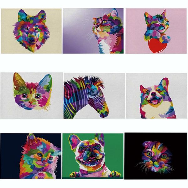mats & pads animal placemat for dining table cute cat dog cartoon creative printed heat-resistant kitchen accessories
mats & pads animal placemat for dining table cute cat dog cartoon creative printed heat-resistant kitchen accessories