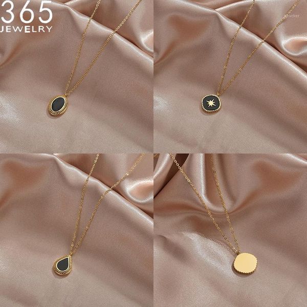 chains 2021 fashion design black stone shape gold color stainless steel necklace single chain for women jewelry birthday gifts1, Silver
chains 2021 fashion design black stone shape gold color stainless steel necklace single chain for women jewelry birthday gifts1, Silver