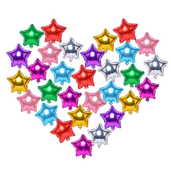 party decoration 10 pieces/batch inch five-pointed star aluminum foil balloon birthday gift valentine's day ornaments
party decoration 10 pieces/batch inch five-pointed star aluminum foil balloon birthday gift valentine's day ornaments