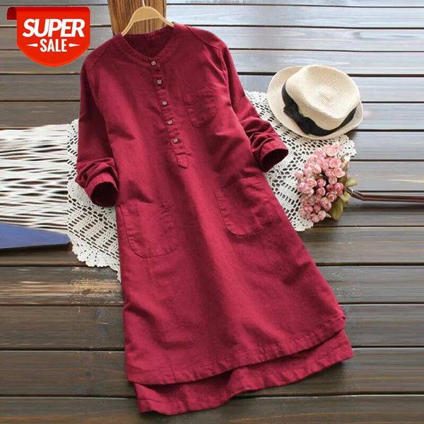 2019 new ladies women summer autumn long sleeve t-shirt cotton linen casual loose shirt dress plus size #ya3d, Black;gray
2019 new ladies women summer autumn long sleeve t-shirt cotton linen casual loose shirt dress plus size #ya3d, Black;gray