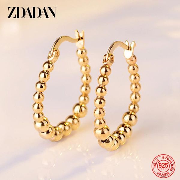 hoop & huggie zdadan 925 sterling silver creoles earrings for women wedding charm jewelry gifts, Golden;silver
hoop & huggie zdadan 925 sterling silver creoles earrings for women wedding charm jewelry gifts, Golden;silver