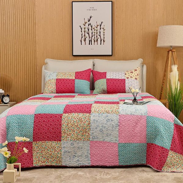 comforters & sets floral patchwork bedspread on the bed cotton quilt set 3-piece blanket for cover king size coverlets chausub
comforters & sets floral patchwork bedspread on the bed cotton quilt set 3-piece blanket for cover king size coverlets chausub