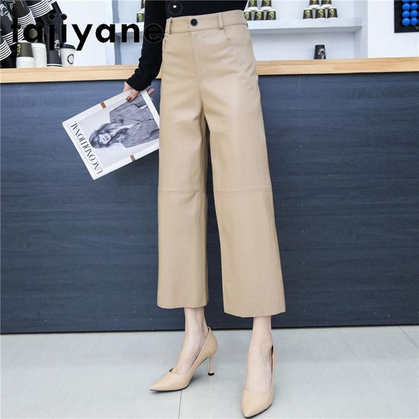 women's pants & capris bottoms women real sheepskin for womens genuine leather high waist trousers casual pantalon femme tn2404, Black;white
women's pants & capris bottoms women real sheepskin for womens genuine leather high waist trousers casual pantalon femme tn2404, Black;white