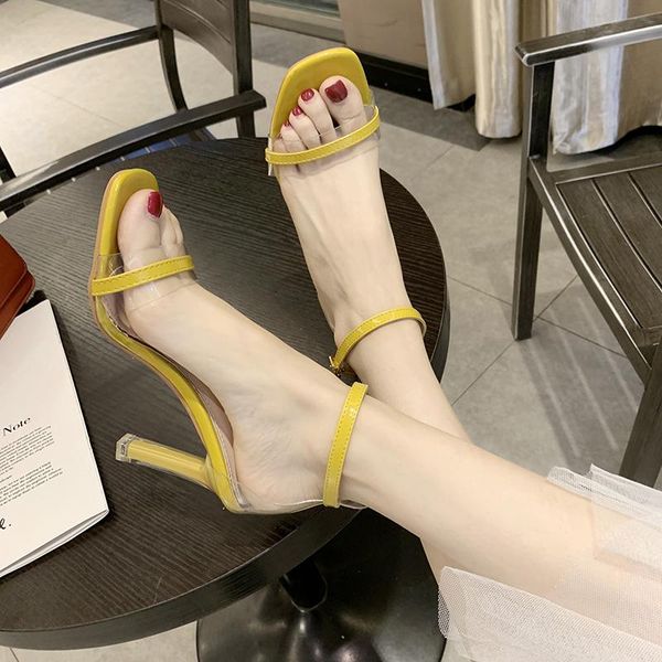sandals transparent high heel thin belt pvc shoes for women sandal platform woman heels modern, Black
sandals transparent high heel thin belt pvc shoes for women sandal platform woman heels modern, Black