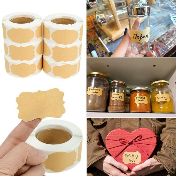 gift wrap 150pc blank kraft paper label stickers for jar glass bottle stationery diy packaging sealing sticker handmade
gift wrap 150pc blank kraft paper label stickers for jar glass bottle stationery diy packaging sealing sticker handmade
