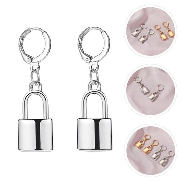 stud 1 pair versatile lock earrings hip-hop men's and women's pendant, Golden;silver
stud 1 pair versatile lock earrings hip-hop men's and women's pendant, Golden;silver