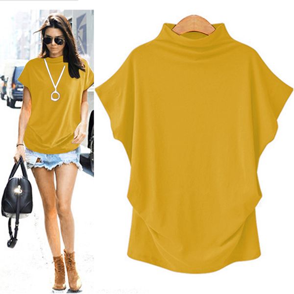 women casual turtleneck short sleeve cotton girl solid casual shirt female plus size solid girl clothing fashion #ce2 c0220, White
women casual turtleneck short sleeve cotton girl solid casual shirt female plus size solid girl clothing fashion #ce2 c0220, White