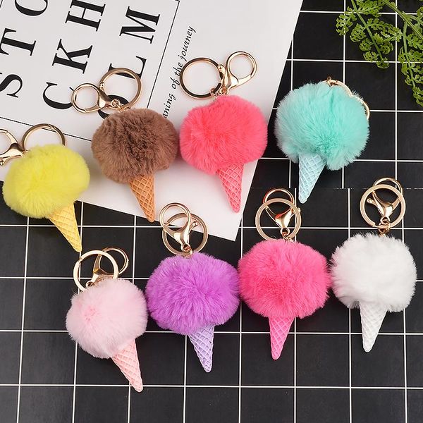 keychains creative simulation -cream key chain cute pompom keychain for women bag charm trinket car ring jewelry gift wholesale, Silver
keychains creative simulation -cream key chain cute pompom keychain for women bag charm trinket car ring jewelry gift wholesale, Silver