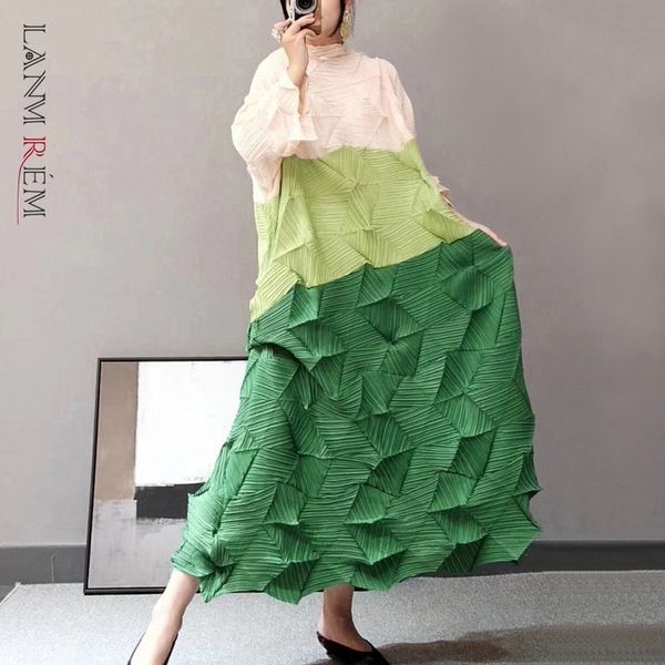 lanmrem stand collar hit color long pullover dress women 2021 new spring vintage loose temperament pleated dress tide pd144 210316, Black;gray
lanmrem stand collar hit color long pullover dress women 2021 new spring vintage loose temperament pleated dress tide pd144 210316, Black;gray
