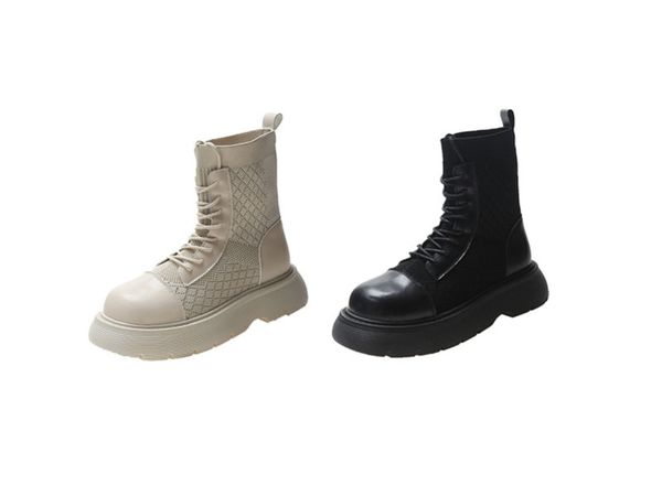 2021thick bottom knitted mesh breathable martin boots / dlj73003, Black
2021thick bottom knitted mesh breathable martin boots / dlj73003, Black