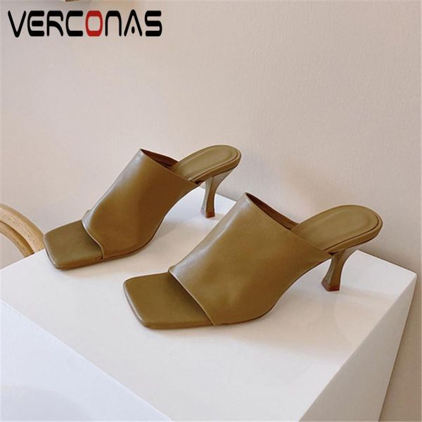 dress shoes verconas 2021 fashion woman pumps sandals classic design summer genuine leather square toe thin high heeled, Black
dress shoes verconas 2021 fashion woman pumps sandals classic design summer genuine leather square toe thin high heeled, Black