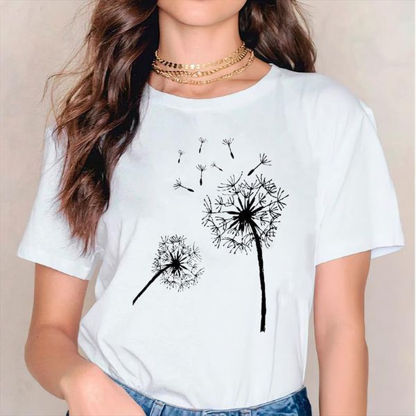 men female dandelion flying plant t shirts 90s cute printing casual fashion print lady mens graphic shirt, White;black
men female dandelion flying plant t shirts 90s cute printing casual fashion print lady mens graphic shirt, White;black