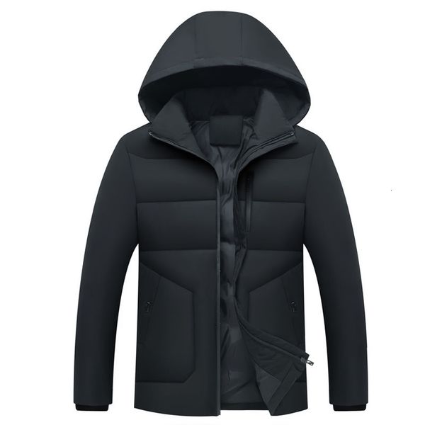 winter white duck down jacket coat for men dark button pocket loose version hooded cotton kleding clothing doudoune homme, Black
winter white duck down jacket coat for men dark button pocket loose version hooded cotton kleding clothing doudoune homme, Black
