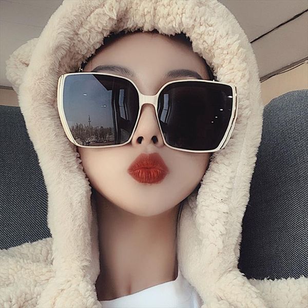 brand sunglasses square glasses personalized cat eyes colorful trend versatile uv400, White;black
brand sunglasses square glasses personalized cat eyes colorful trend versatile uv400, White;black