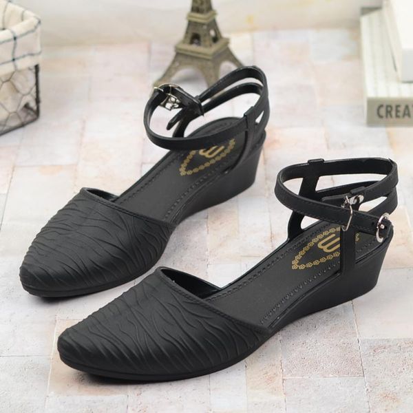 sandals zzpohe mid-heel pointed toe summer non-slip beach plastic rain shoes wedge comfortable women jelly, Black
sandals zzpohe mid-heel pointed toe summer non-slip beach plastic rain shoes wedge comfortable women jelly, Black