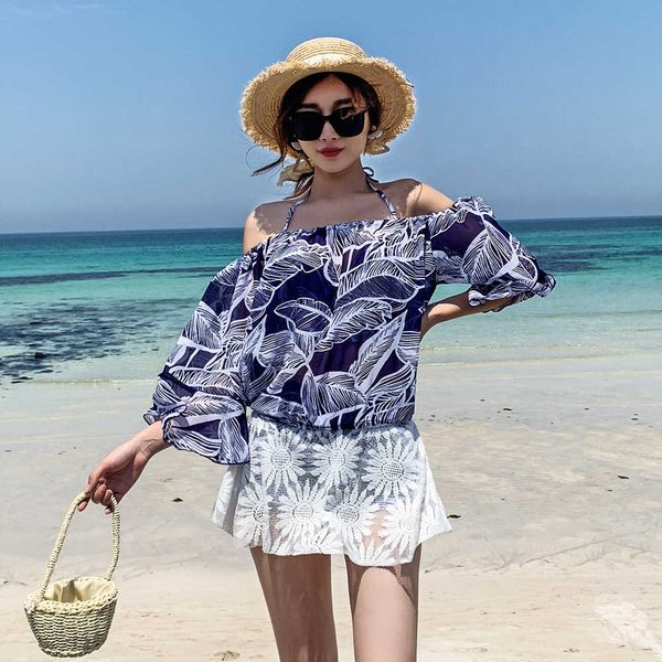 piece new swimsuit holiday split three bikini lady, White;black
piece new swimsuit holiday split three bikini lady, White;black