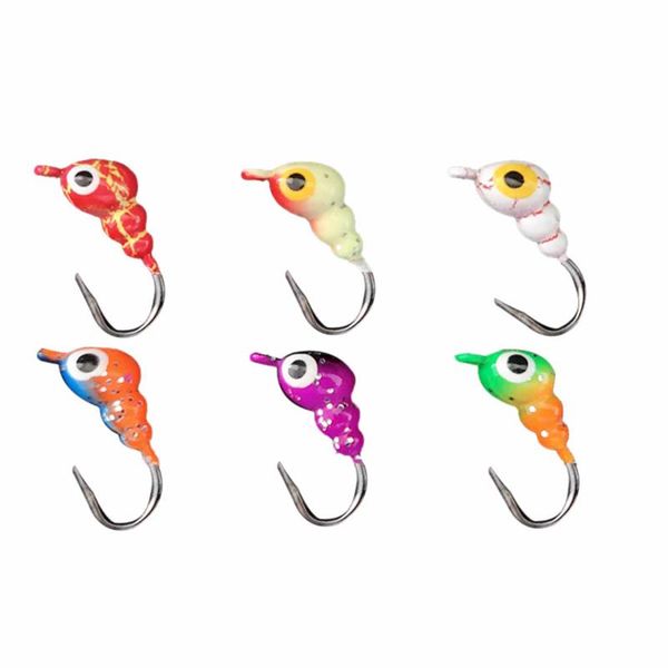 6pcs fishing lures baits ants shaped artificial soft bait jig head small ice fishing hook for lure worm tackle
6pcs fishing lures baits ants shaped artificial soft bait jig head small ice fishing hook for lure worm tackle