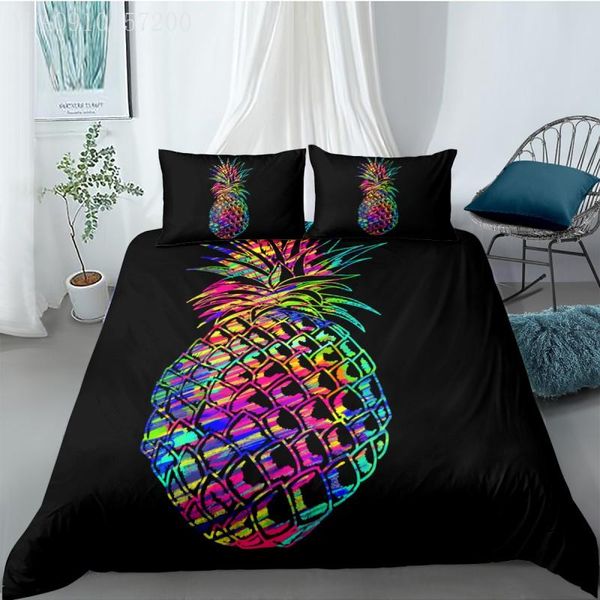 bedding sets art design pineapples soft microfiber bed linens single twin full king black duvet cover set pillowcases
bedding sets art design pineapples soft microfiber bed linens single twin full king black duvet cover set pillowcases