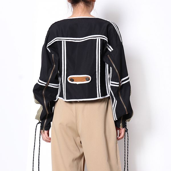 patchwork hit color casual coat for women square collar long sleeve lace up bowknot streetwear jacket female 2020, Black;brown
patchwork hit color casual coat for women square collar long sleeve lace up bowknot streetwear jacket female 2020, Black;brown