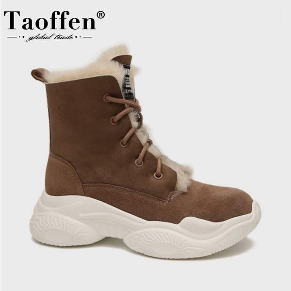 boots taoffen ankle for 2022 winter real leather shoes warm fashion lace up daily stylish short boot ladies footwear size 34-40, Black
boots taoffen ankle for 2022 winter real leather shoes warm fashion lace up daily stylish short boot ladies footwear size 34-40, Black
