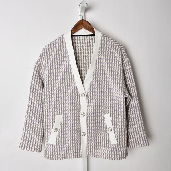 2021 autumn fall long sleeves round neckline multicolor cardigan french style contrast color tweed panelled trim single-breasted sweaters g1, White;black
2021 autumn fall long sleeves round neckline multicolor cardigan french style contrast color tweed panelled trim single-breasted sweaters g1, White;black