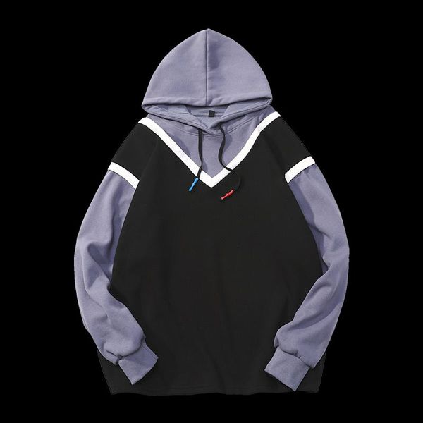 men's hoodies & sweatshirts nice spring men patchwork sweatshirt mens hip hop pullover streetwear casual male fashion cotton fake 2pcs, Black
men's hoodies & sweatshirts nice spring men patchwork sweatshirt mens hip hop pullover streetwear casual male fashion cotton fake 2pcs, Black