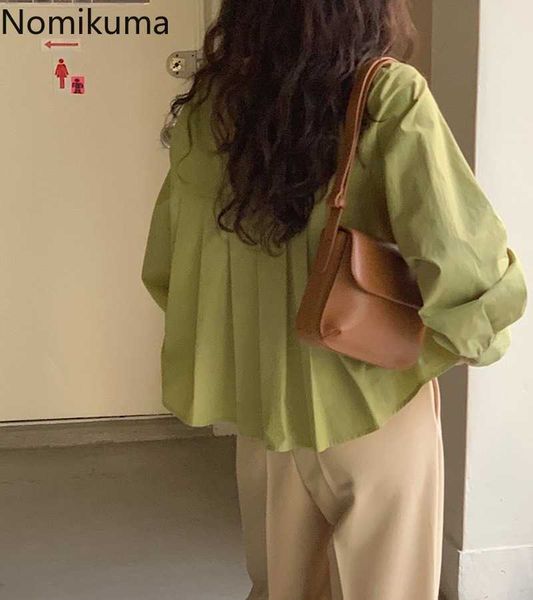 cotton short korean fashion women blouse shirt causal long sleeve turn-down collar blusas spring 6f628 210603, White
cotton short korean fashion women blouse shirt causal long sleeve turn-down collar blusas spring 6f628 210603, White