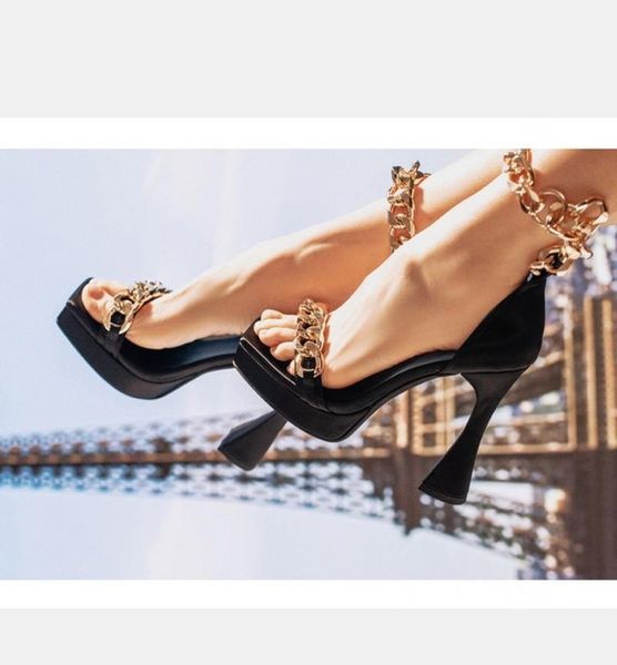 dress shoes 2022 summer sandals open toe platform thick heels woman rome chain buckle strap sandal, Black
dress shoes 2022 summer sandals open toe platform thick heels woman rome chain buckle strap sandal, Black