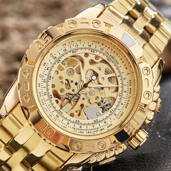 wristwatches creative automatic self winding mechanical watch men luxury gold stainless steel male business wristwatch relogio masculine, Slivery;brown
wristwatches creative automatic self winding mechanical watch men luxury gold stainless steel male business wristwatch relogio masculine, Slivery;brown
