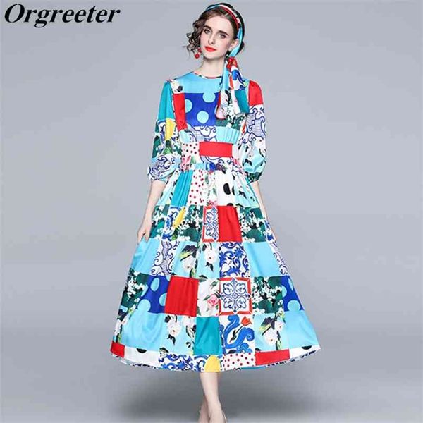 fashion design spring women long sleeve print a-line dresses retro polka dot plaid patchwork big swing holiday dress 210602, Black;gray
fashion design spring women long sleeve print a-line dresses retro polka dot plaid patchwork big swing holiday dress 210602, Black;gray